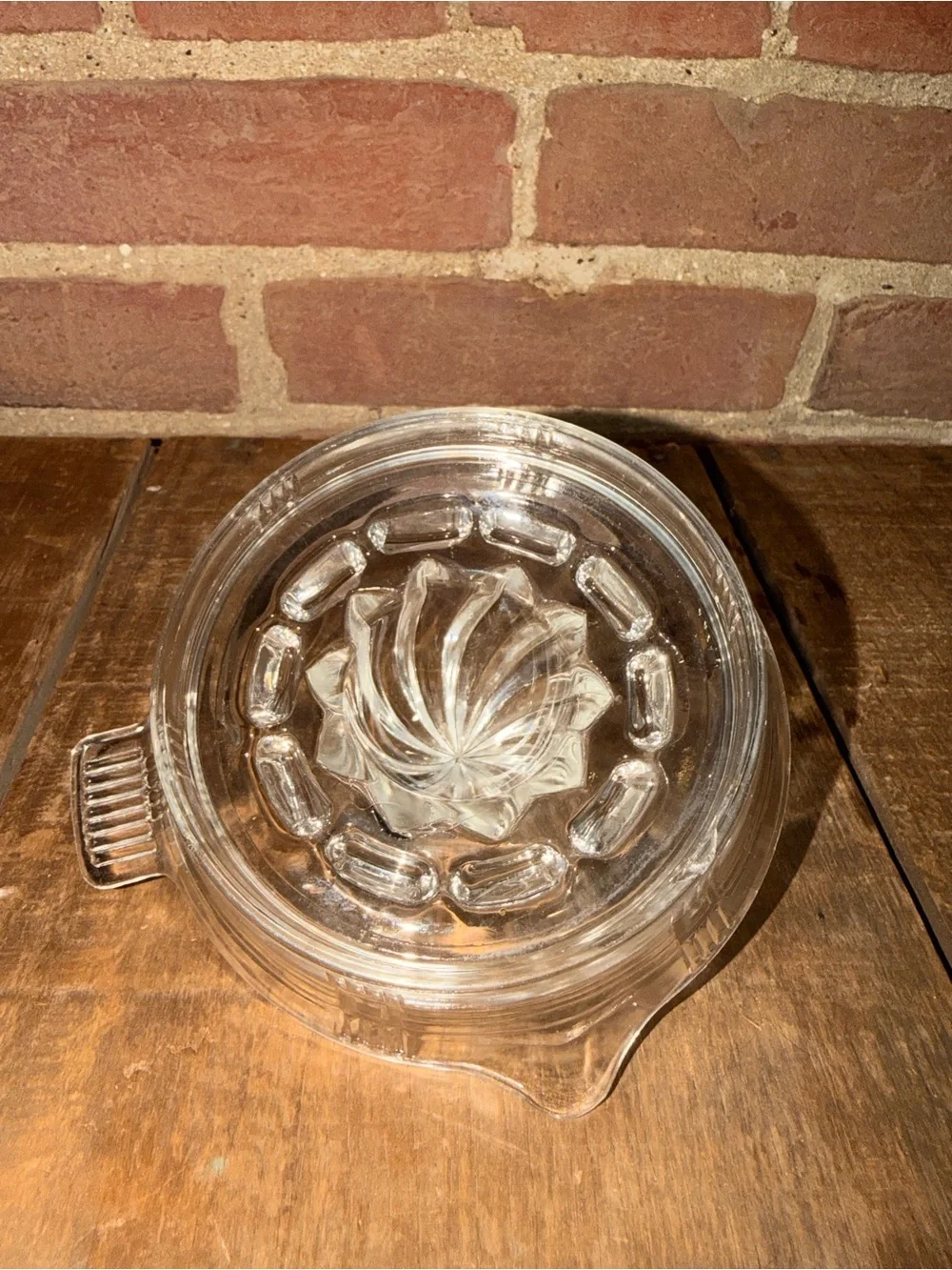 Clear Glass Citrus Reamer Juicer - Home Dining